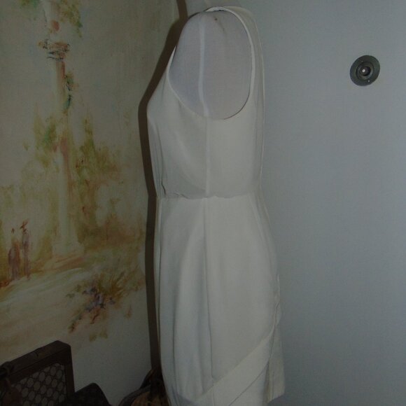 Cameo Structured Dress Sleeveless Revolve Mini Large Layered Semi Sheer - Picture 2 of 12